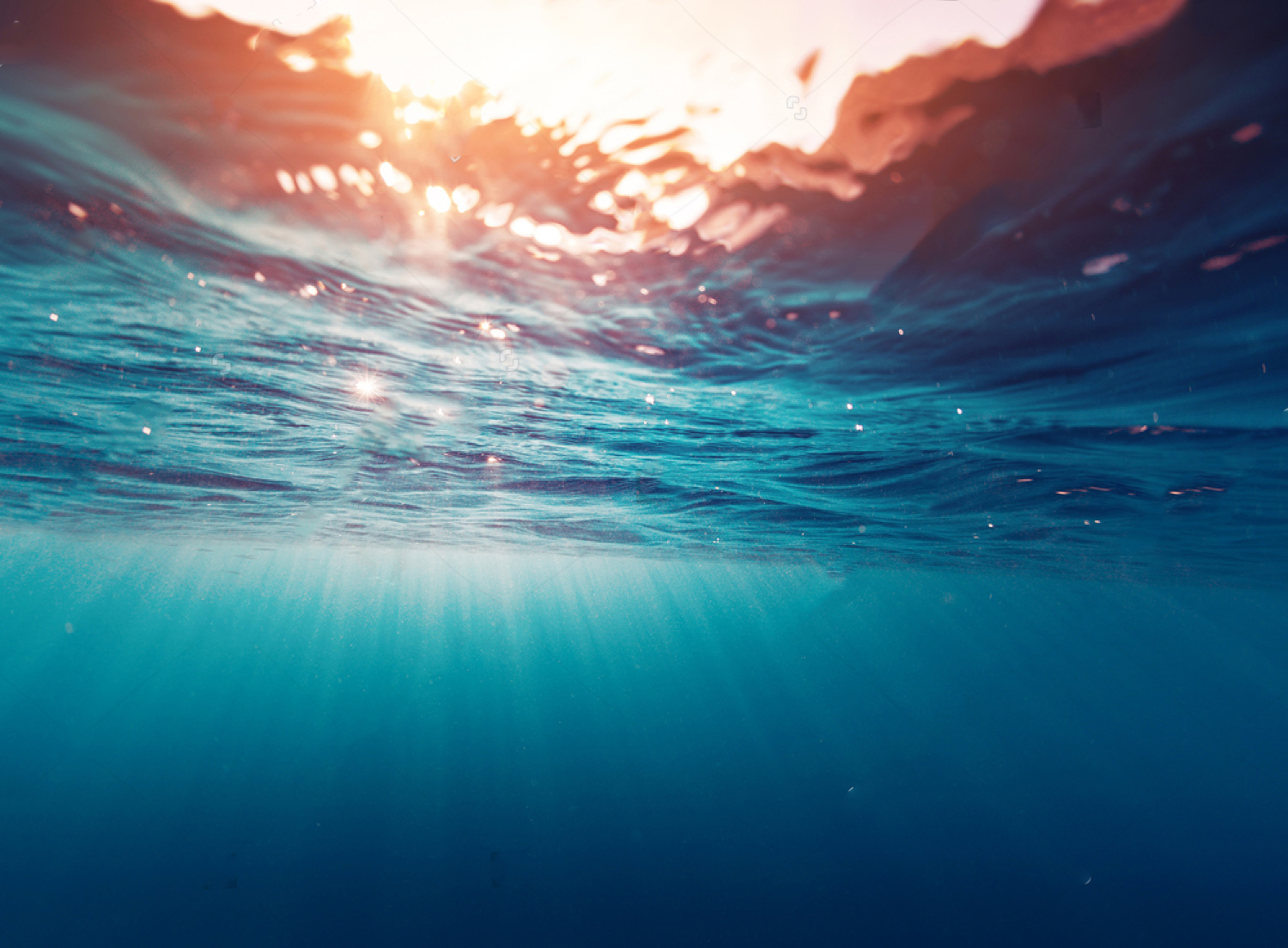 underwater photo sunshine beams through the surface of the water environmentally friendly approach to biofouling management